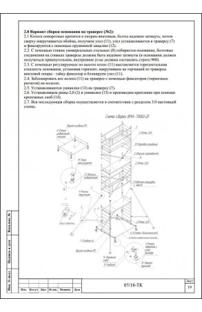 Образец технологической карты