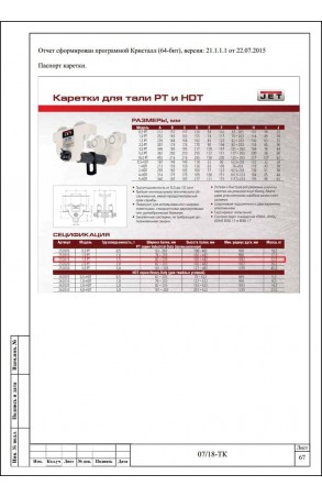 Образец технологической карты